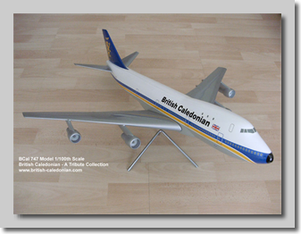 BCal B747 - flown livery